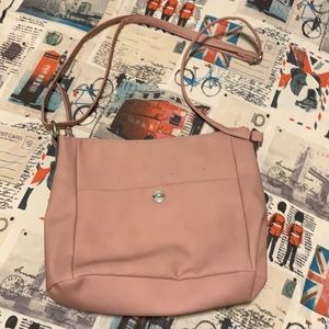 Nude Pink messenger bag